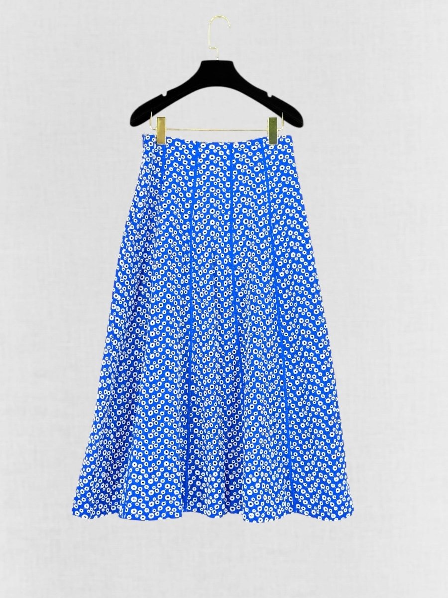 Pre - loved NOCTURNE Blue & White Embroidered US 6 Outfit Set at Reems Closet