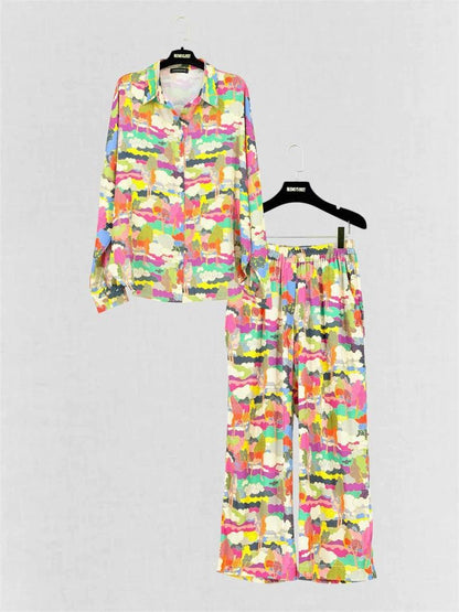 Pre - loved NONNACOLLECTION Pink Multicolor Size Small Outfit Set at Reems Closet