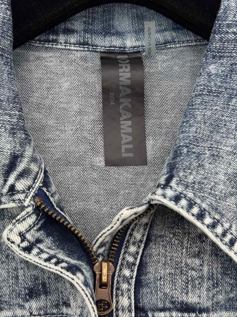 Pre - loved NORMA KAMALI Blue Size US 2 Jacket at Reems Closet