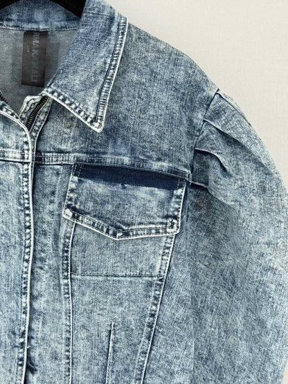 Pre - loved NORMA KAMALI Blue Size US 2 Jacket at Reems Closet