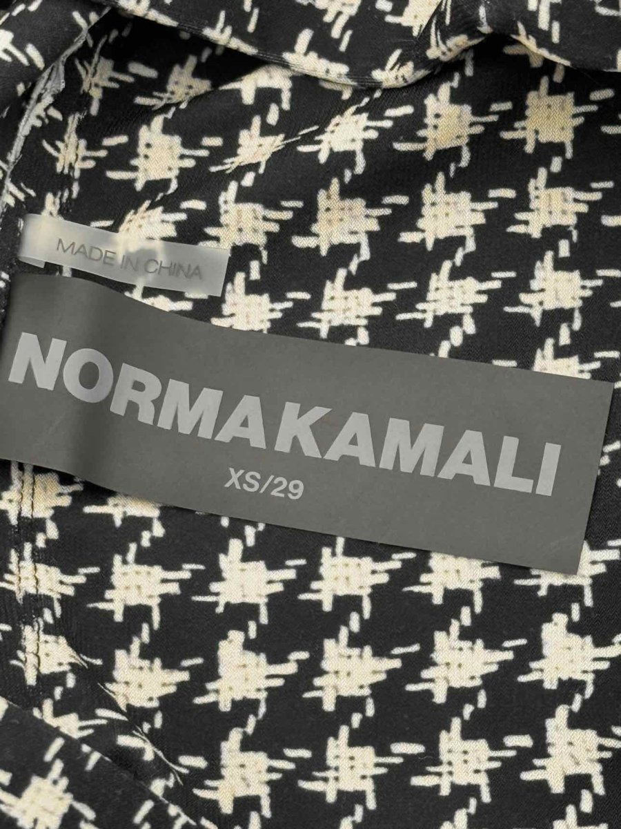 Pre - loved NORMA KAMALI Grace Black & White Size XSmall Long Skirt at Reems Closet