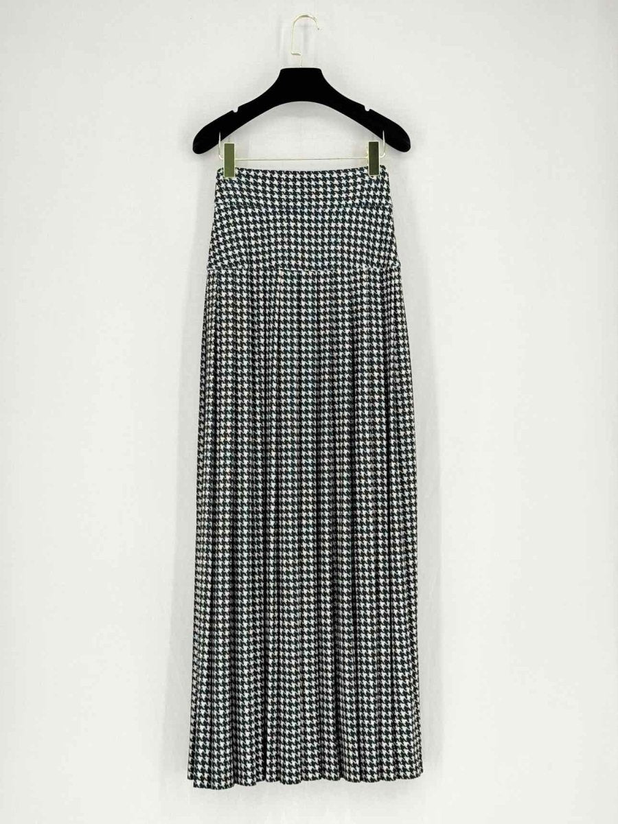 Pre - loved NORMA KAMALI Grace Black & White Size XSmall Long Skirt at Reems Closet