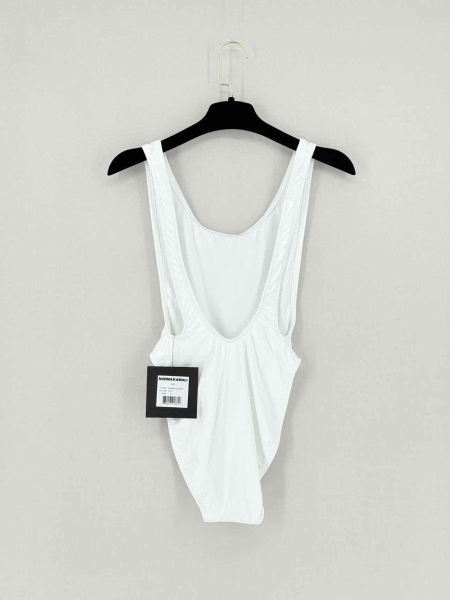 Pre - loved NORMA KAMALI Marissa White Size Small Swimsuit at Reems Closet