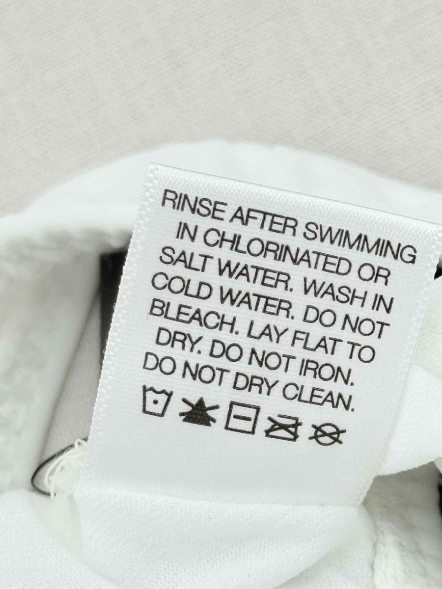 Pre - loved NORMA KAMALI Marissa White Size Small Swimsuit at Reems Closet