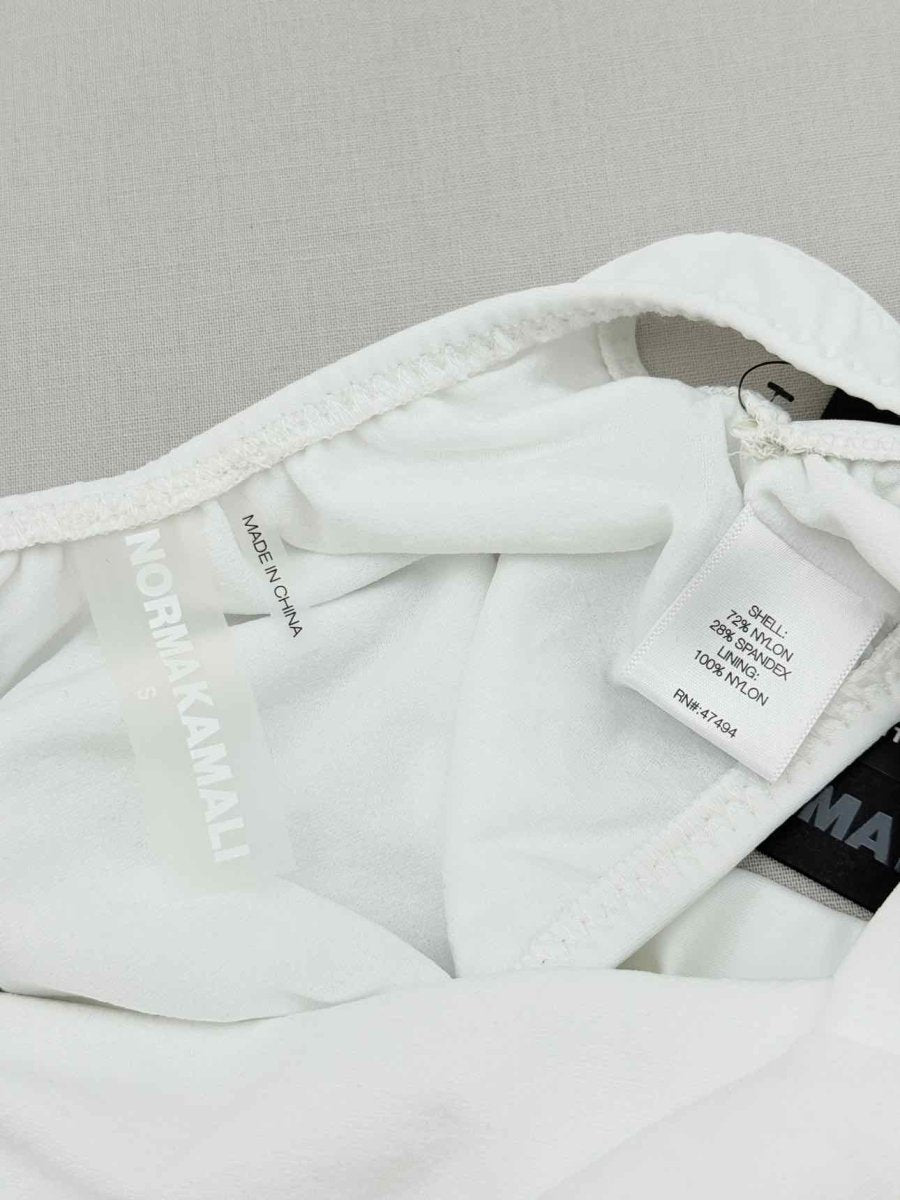 Pre - loved NORMA KAMALI Marissa White Size Small Swimsuit at Reems Closet