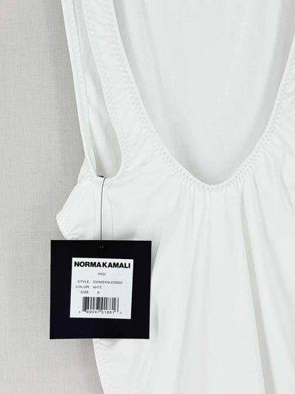 Pre - loved NORMA KAMALI Marissa White Size Small Swimsuit at Reems Closet