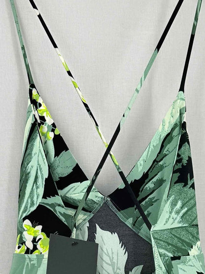 Pre - loved NORMA KAMALI Trumpet Floral Print Size Large Long Dress at Reems Closet