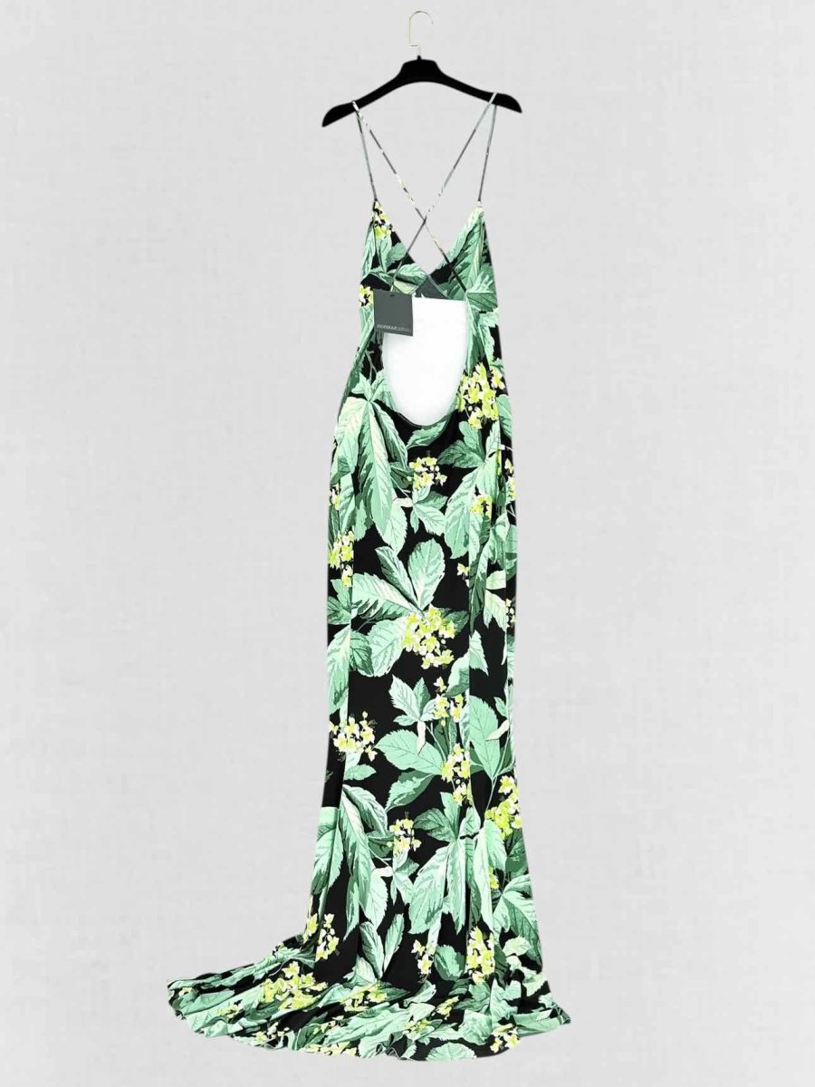 Pre - loved NORMA KAMALI Trumpet Floral Print Size Large Long Dress at Reems Closet