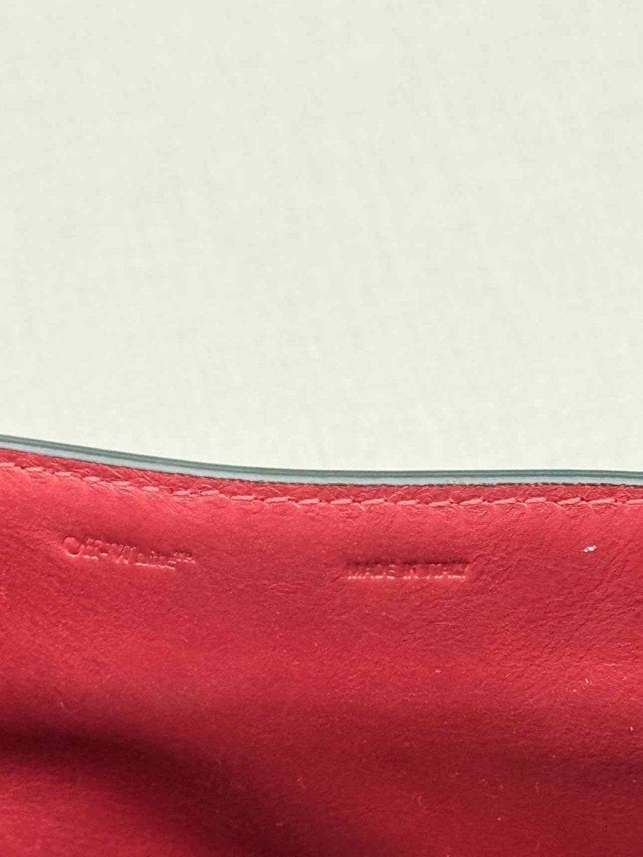 Pre - loved OFF - WHITE 2.8 Jitney Black Top Handle at Reems Closet