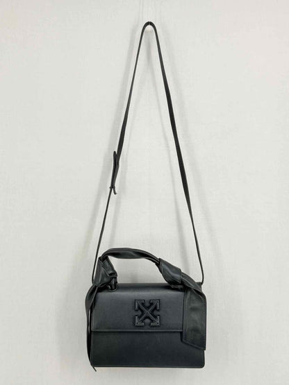 Pre - loved OFF - WHITE 2.8 Jitney Black Top Handle at Reems Closet