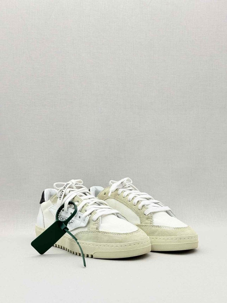 Pre - loved OFF - WHITE 5.0 White & Beige Panel Size EU 36 Sneakers at Reems Closet