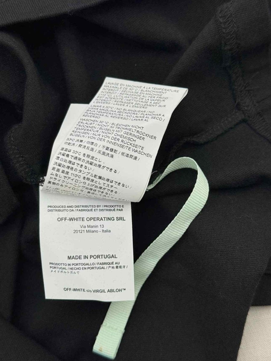 Pre - loved OFF - WHITE Black Will you marry me? Size Medium T-shirt at Reems Closet