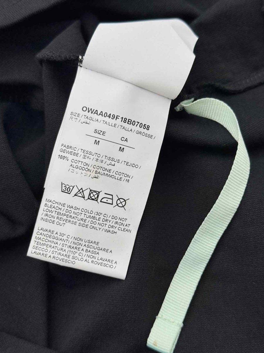 Pre - loved OFF - WHITE Black Will you marry me? Size Medium T-shirt at Reems Closet