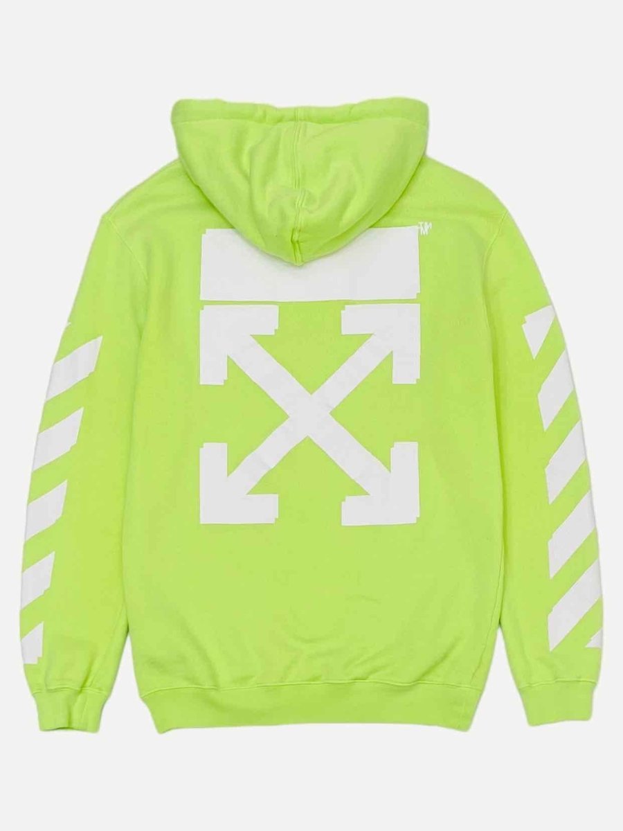 Pre-loved OFF-WHITE Lime Green Sweatshirt from Reems Closet