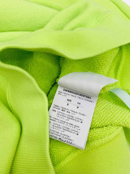 Pre - loved OFF - WHITE Lime Green Sweatshirt at Reems Closet