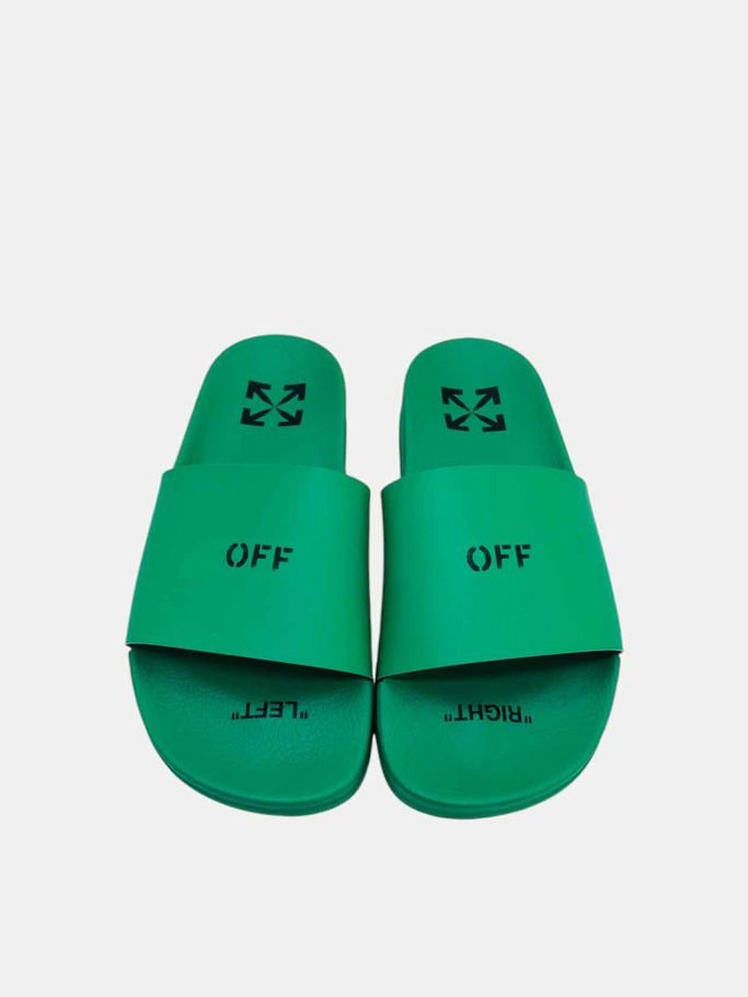 OFF-WHITE Printed Pool outlet Slider