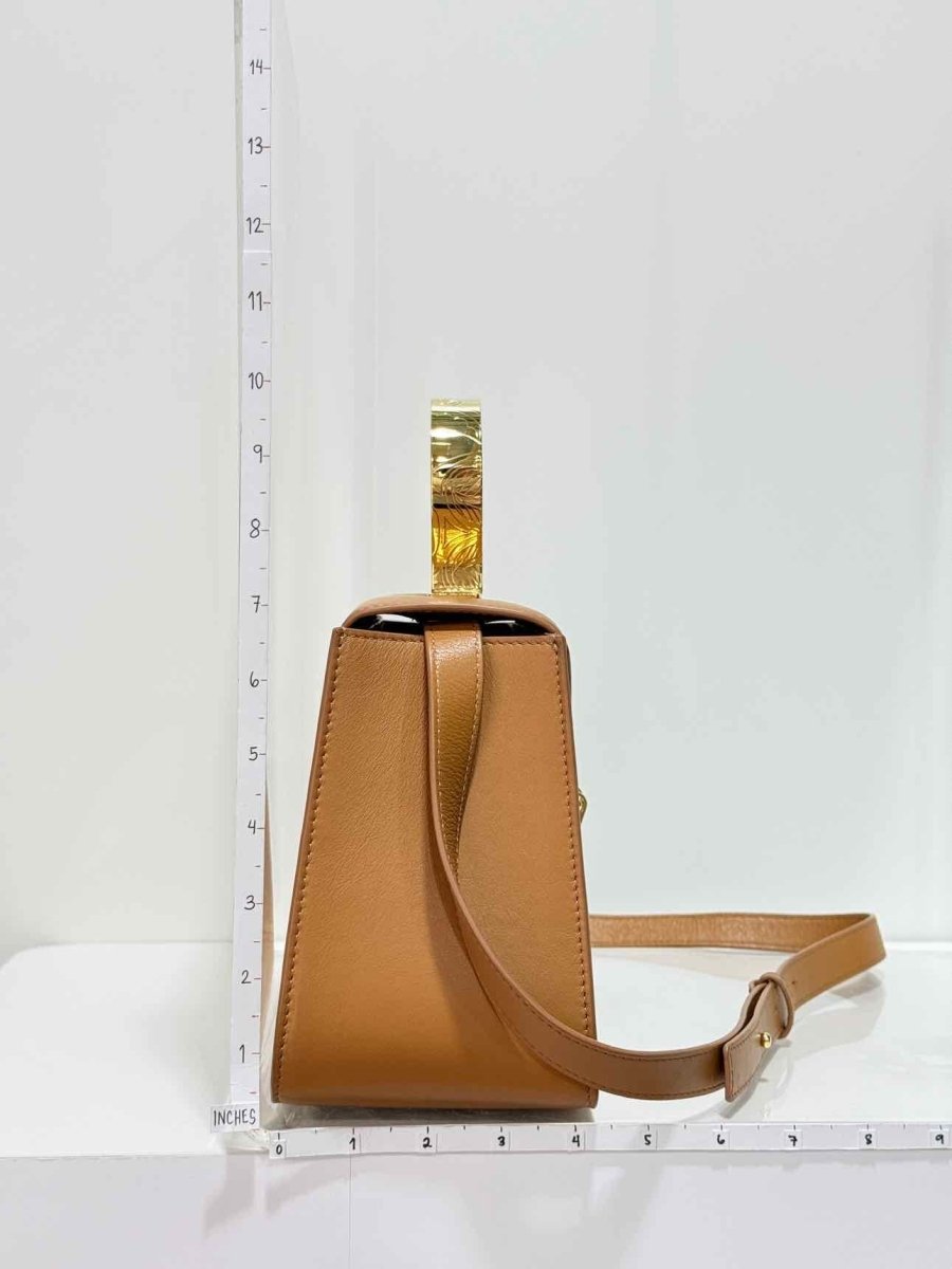 Pre - loved OKHTEIN Afaf Brown Top Handle at Reems Closet