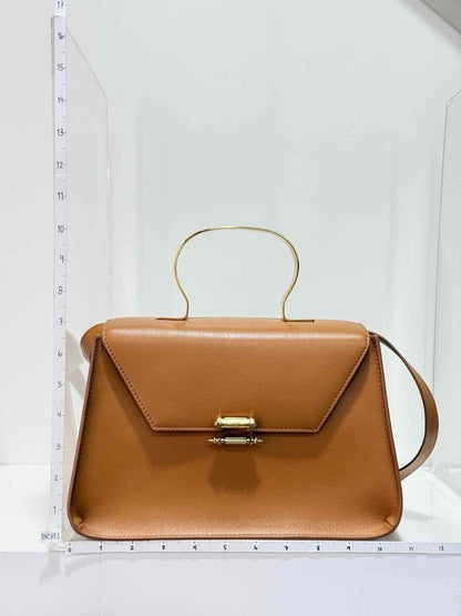 Pre - loved OKHTEIN Afaf Brown Top Handle at Reems Closet