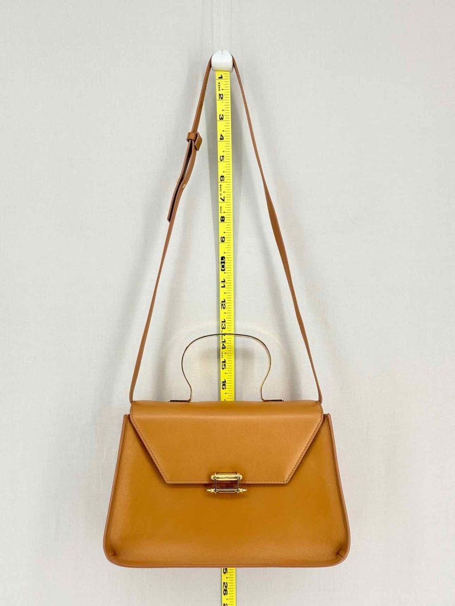 Pre - loved OKHTEIN Afaf Brown Top Handle at Reems Closet