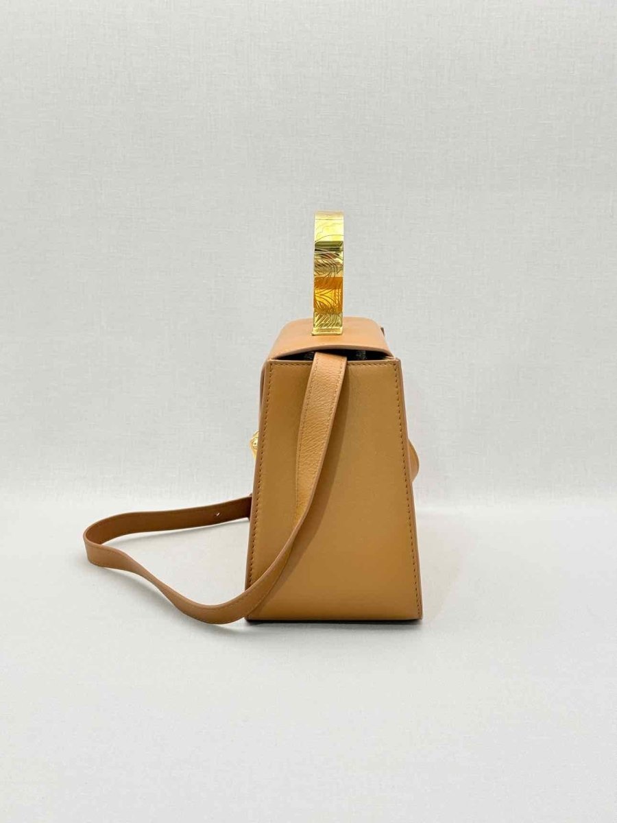 Pre - loved OKHTEIN Afaf Brown Top Handle at Reems Closet