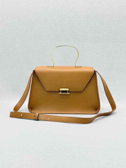 Pre - loved OKHTEIN Afaf Brown Top Handle at Reems Closet