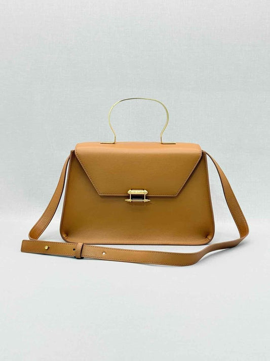 Pre - loved OKHTEIN Afaf Brown Top Handle at Reems Closet