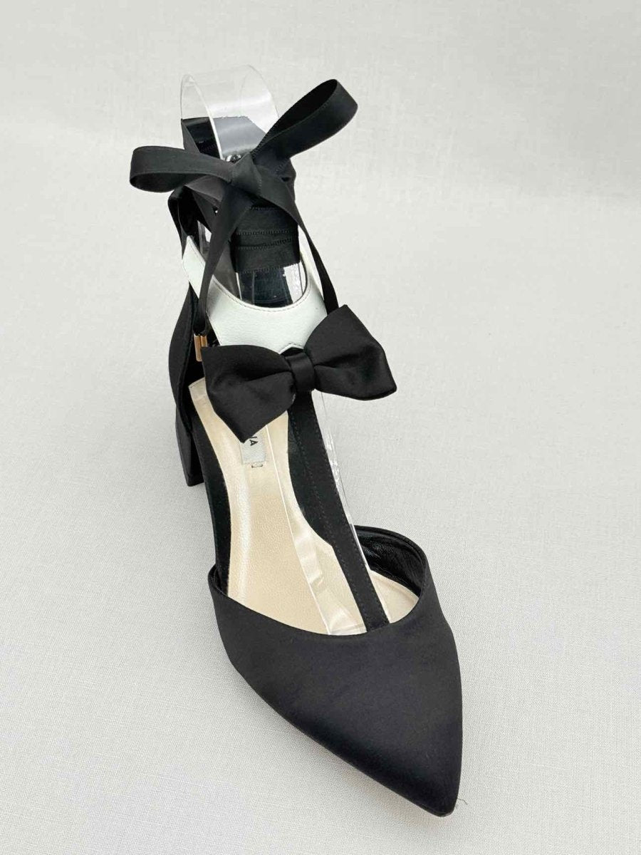 Pre - loved OLGANA Black Size EU 37 Heeled Sandals at Reems Closet