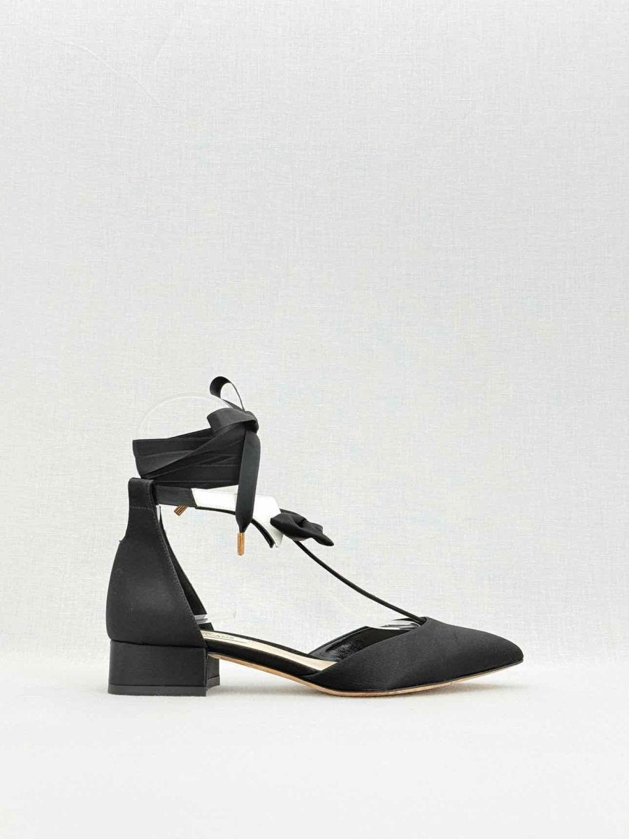 Pre - loved OLGANA Black Size EU 37 Heeled Sandals at Reems Closet