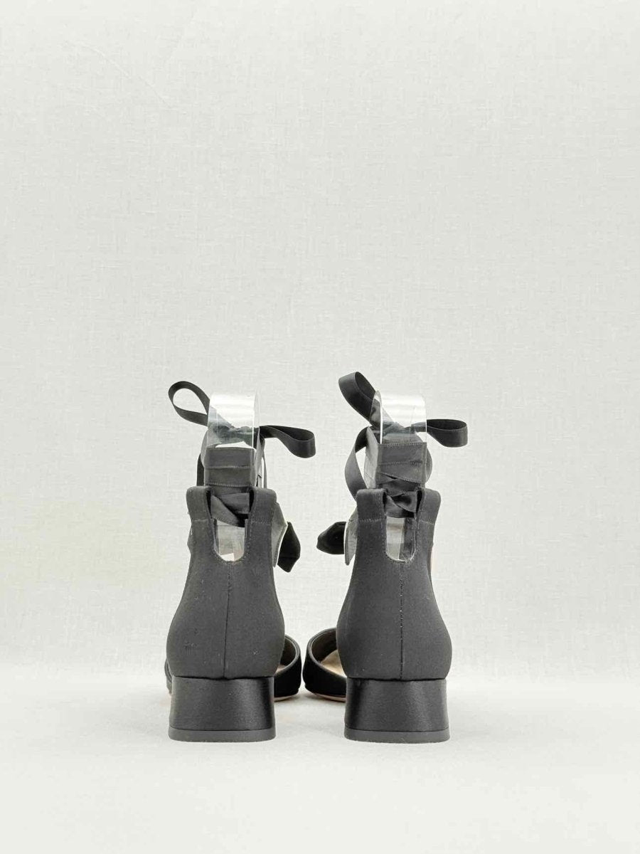 Pre - loved OLGANA Black Size EU 37 Heeled Sandals at Reems Closet