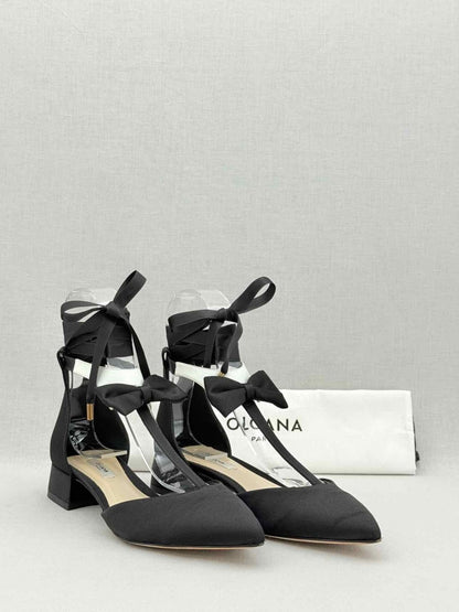 Pre - loved OLGANA Black Size EU 37 Heeled Sandals at Reems Closet