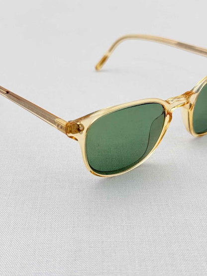 Pre-loved OLIVER PEOPLES Gold Tone Sunglasses at Reems Closet