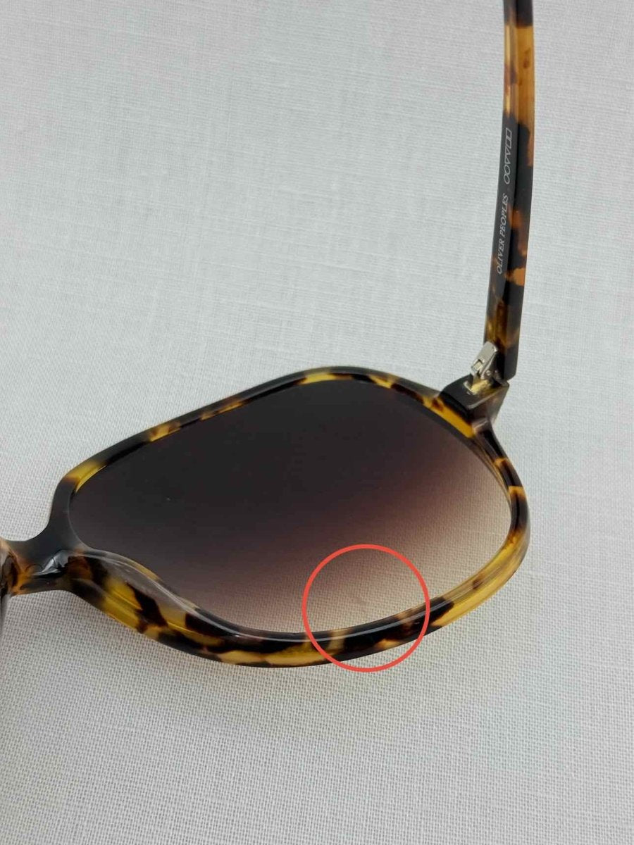 Pre - loved OLIVER PEOPLES Tortoise Leopard Sunglasses at Reems Closet