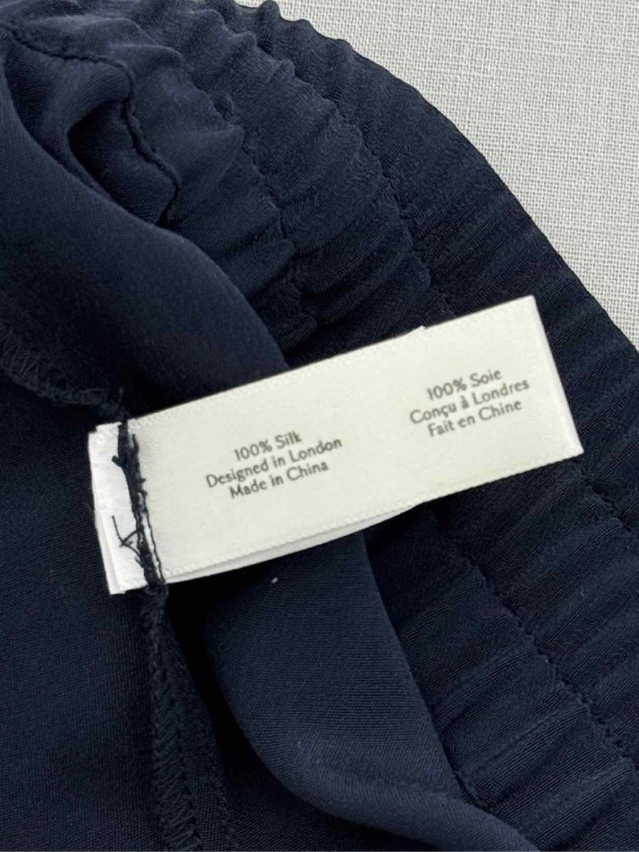 Pre - loved OLIVIA VON HALLE Blue Side Stripe Size US 2 Pants at Reems Closet