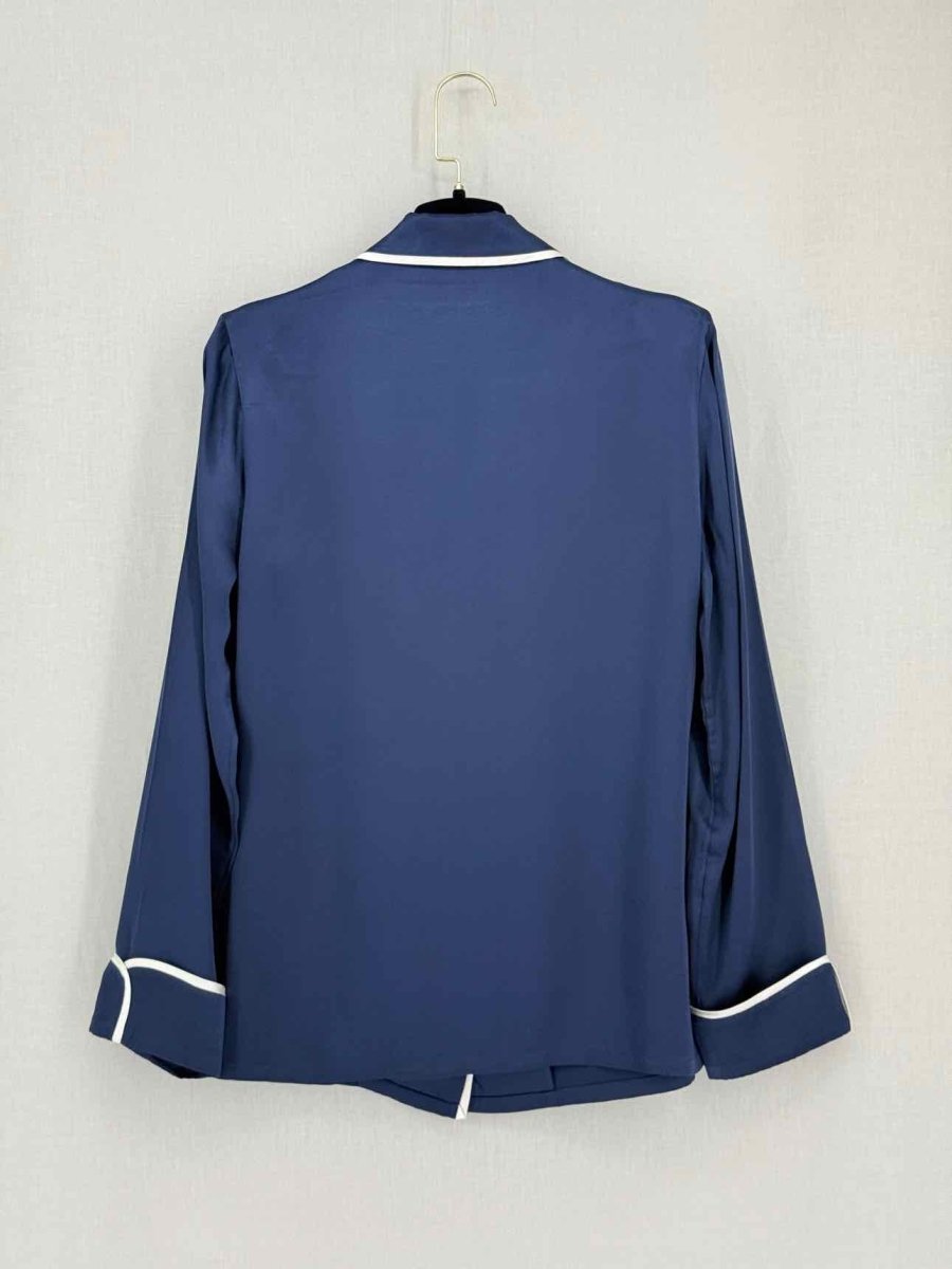 Pre-loved OLIVIA VON HALLE Coco Navy Blue Size US 6 Outfit Set at Reems Closet