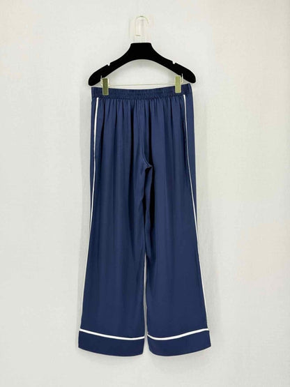 Pre-loved OLIVIA VON HALLE Coco Navy Blue Size US 6 Outfit Set at Reems Closet