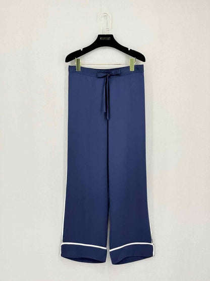 Pre-loved OLIVIA VON HALLE Coco Navy Blue Size US 6 Outfit Set at Reems Closet