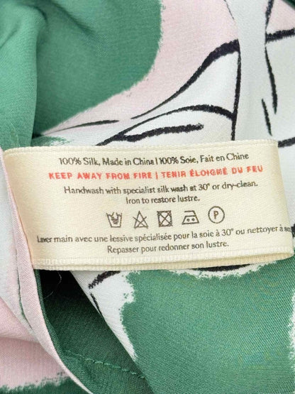 Pre - loved OLIVIA VON HALLE Lila Green Multicolor Pajama Set at Reems Closet
