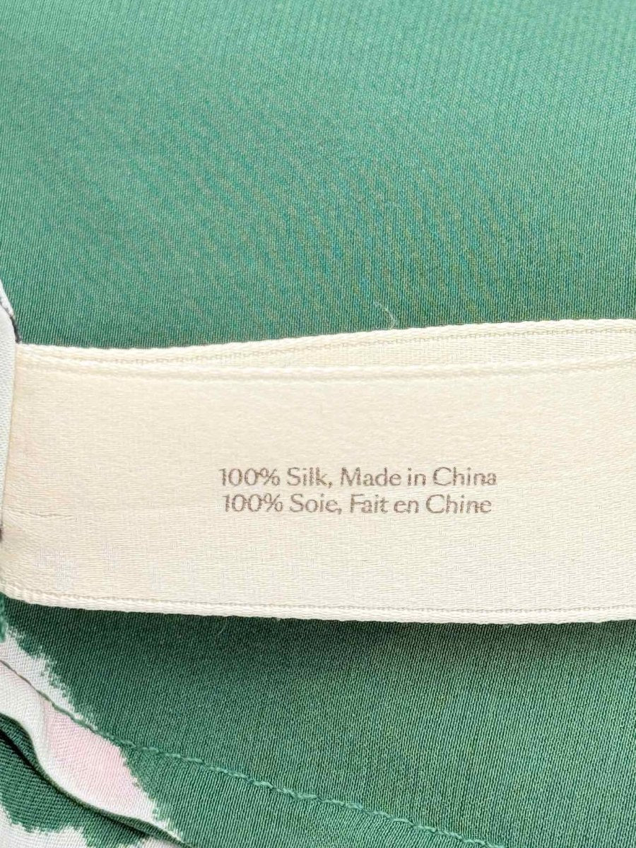 Pre - loved OLIVIA VON HALLE Lila Green Multicolor Pajama Set at Reems Closet