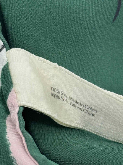 Pre - loved OLIVIA VON HALLE Lila Waltz Green Multicolor Pajama Set at Reems Closet