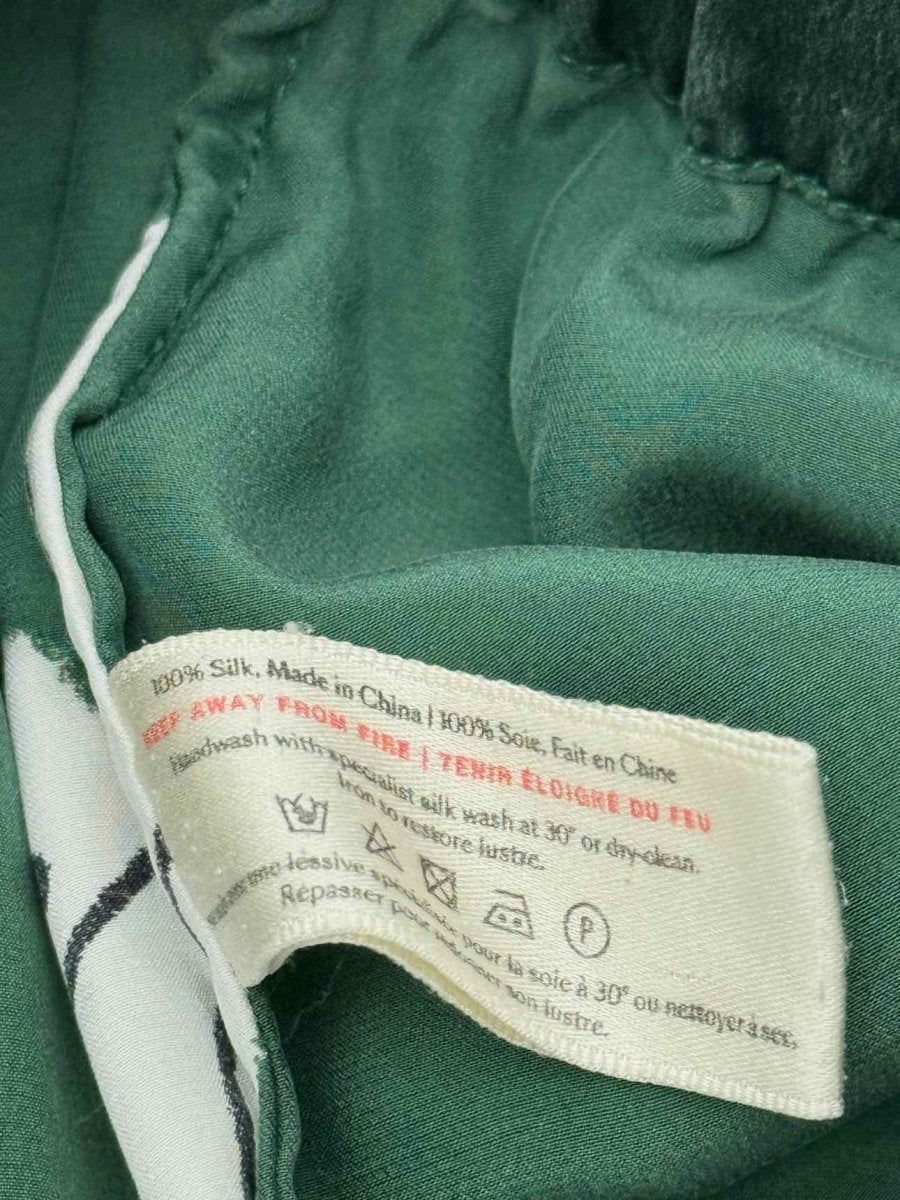 Pre - loved OLIVIA VON HALLE Lila Waltz Green Multicolor Pajama Set at Reems Closet