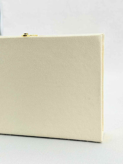 Pre - loved OLYMPIA LE - TAN Beige Multicolor Clutch at Reems Closet