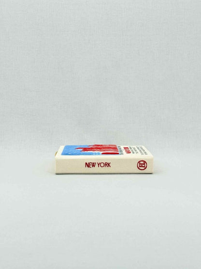 Pre - loved OLYMPIA LE - TAN New York Voyages Beige Multicolor Clutch at Reems Closet