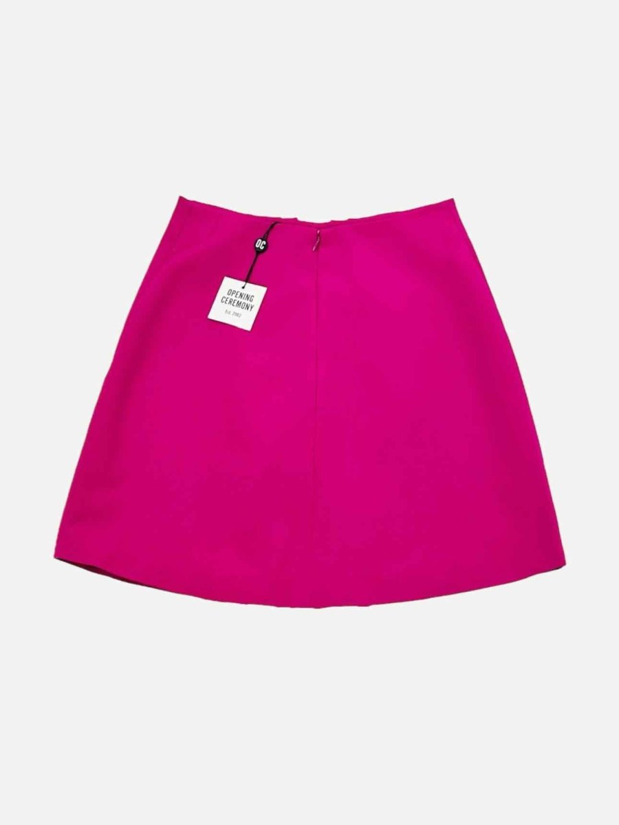 Pre - loved OPENING CEREMONY A - Line Pink Mini Skirt at Reems Closet