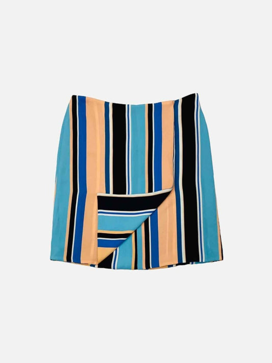 Pre - loved OPENING CEREMONY Multicolor Stripes Mini Skirt at Reems Closet