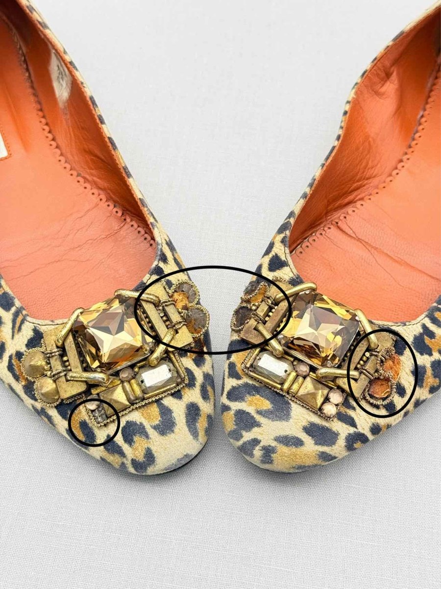 Pre - loved OSCAR DE LA RENTA Size EU 37.5 Ballet Flats at Reems Closet