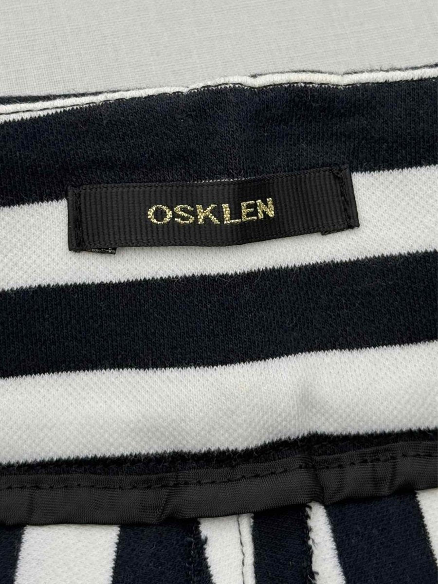 Pre - loved OSKLEN Black & White Striped Size Small Pants at Reems Closet