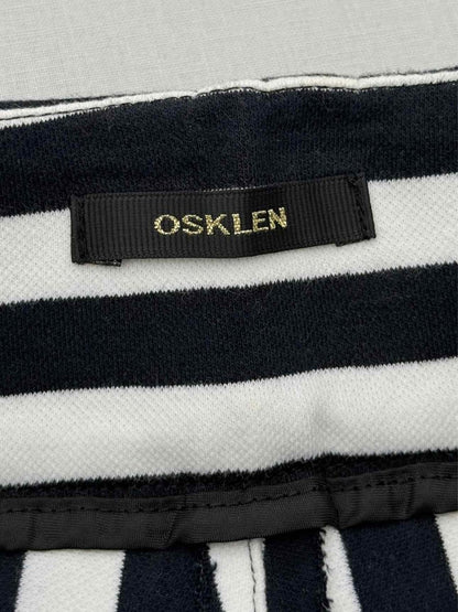Pre - loved OSKLEN Black & White Striped Size Small Pants at Reems Closet