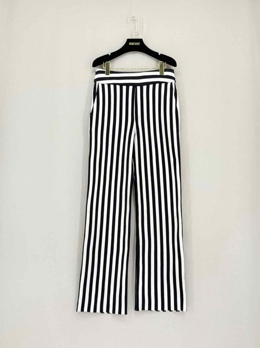 Pre - loved OSKLEN Black & White Striped Size Small Pants at Reems Closet