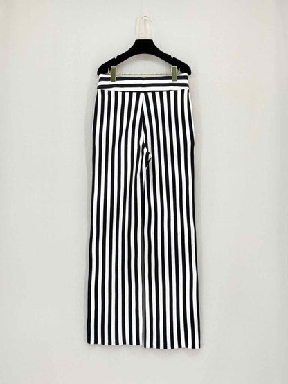 Pre - loved OSKLEN Black & White Striped Size Small Pants at Reems Closet
