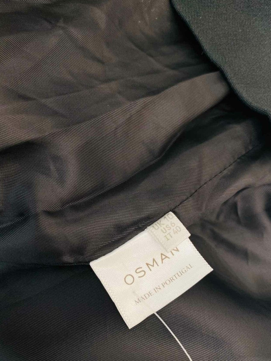 Pre - loved OSMAN Black Size US 6 Knee Length Dress at Reems Closet